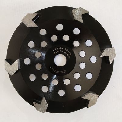 180mm M14 Gelaste de Laser van de Molenconcrete cup wheel van de Vloerhoek