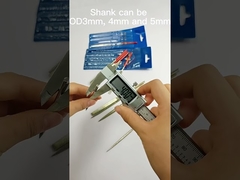 Duurzame standaard geelektroplateerde diamantfiles lengte van de diamantcoating 70 mm