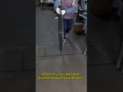 800 mm met laser gesmolten diamanten wandzaagbladen voor gewapend beton