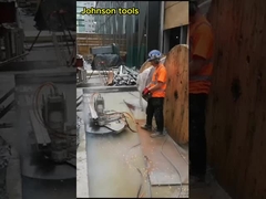 Snijden van 3-meter gewapend beton als boter 10x snellere resultaten!