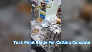 Premium 160 mm gesinterd turboblad voor professioneel betonzagen