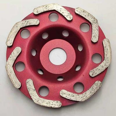 125mm Swirly Turbol Diamond Cup Grinding Wheel For Concrete Mansary