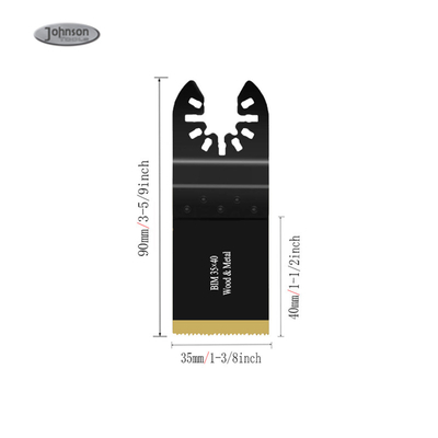 35mm 1-3/8" Bi-metaal Titanium bedekt Oscillerende Multi Tool Zaagmes Voor Metalen Nagel Hout Plastic Snijden