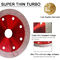 4 inch Turbo Super Thin Ceramic Dry Cutting Disc Porseleinen tegel Steen Diamant zaagblad