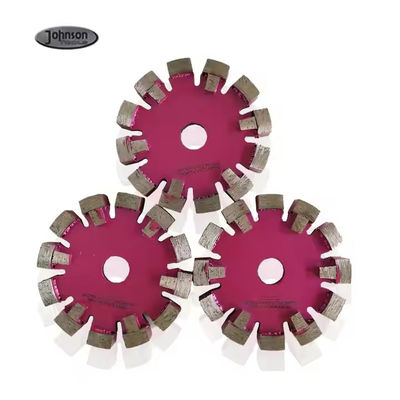125 mm vloer met lasergeweld diamant 17 mm dik segment vloer groeven schijf Tuck Point zagblad