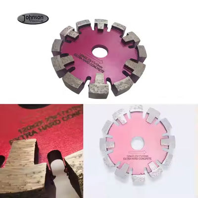 125 mm vloer met lasergeweld diamant 17 mm dik segment vloer groeven schijf Tuck Point zagblad