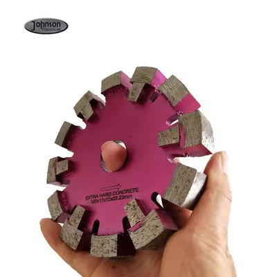 125 mm vloer met lasergeweld diamant 17 mm dik segment vloer groeven schijf Tuck Point zagblad