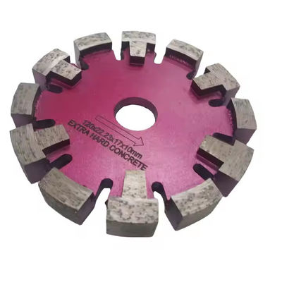 125 mm vloer met lasergeweld diamant 17 mm dik segment vloer groeven schijf Tuck Point zagblad