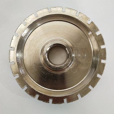 Hoge-efficiëntie 140 mm geelektroplateerde diamanten profiel slijpwielen