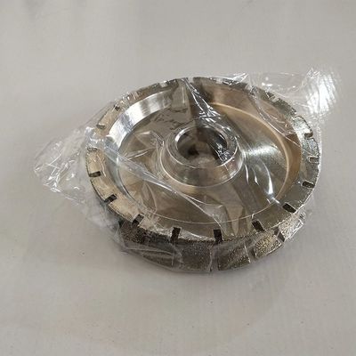 Hoge-efficiëntie 140 mm geelektroplateerde diamanten profiel slijpwielen