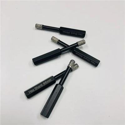 6mm Vacuüm Gesoldeerde het Gatenzaag van de Hexuitdraaisteel voor Tegel met Plastic Koker