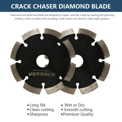 4-1/2 " Tuck Point Crack Chaser Grout Repair Diamantzaaglem voor groen beton, metselwerk, baksteen, steen snijden