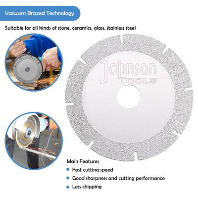 4 inch Vacuum Brazed Marble Cutting Disc Cutting Saw Blade voor marmer en keramisch glas