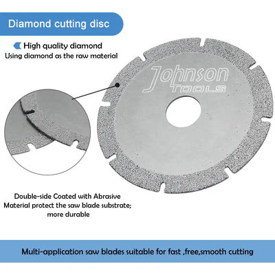 4 inch Vacuum Brazed Marble Cutting Disc Cutting Saw Blade voor marmer en keramisch glas