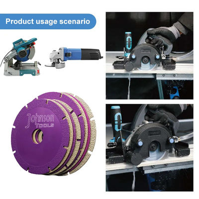 4 inch Vacuum Brazed Marble Cutting Disc Cutting Saw Blade voor marmer en keramisch glas