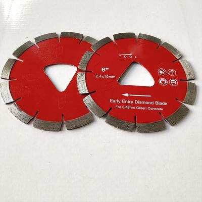 6 Concrete de Diamantblad Soff van de duim sneed het Vroege Ingang Concrete Zaagbladen