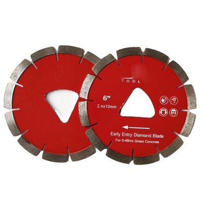 6 Concrete de Diamantblad Soff van de duim sneed het Vroege Ingang Concrete Zaagbladen