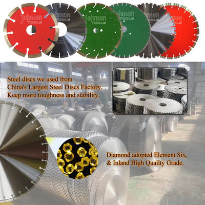 12 duim 300mm de Laser Gelaste Bladen van de Diamantzaag voor Knipsel Hard Graniet