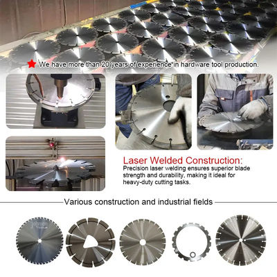350 mm Ring Diamond Betonzaagbladen voor het snijden van beton, gewapend beton