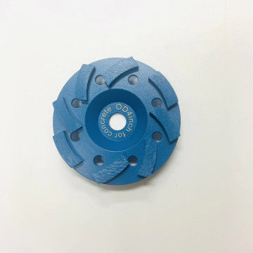 Het professionele Wiel van de de Diamantkop van Diamant Malende Hulpmiddelen voor het Malen van Beton 100mm