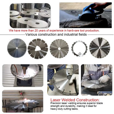 V Blad van de Groefzaag 105mm - 230mm die, Mortier Schijfhoog rendement harken