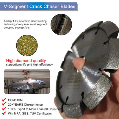 115mm het puntblad van de Diamantplooi voor Beton/Baksteenblok/Metselwerk/Steen