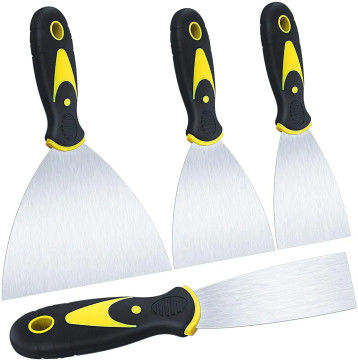 4 Pack Multi Putty Knife Scrapers Set Spackle Knife Premium roestvrij staal verf schraper lemmet