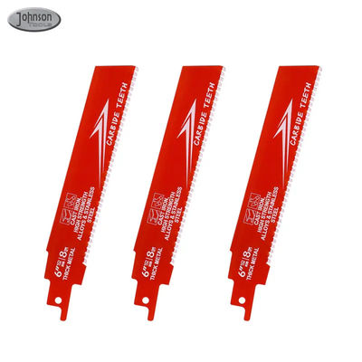 6 inch Bi-Metal OEM Reciprocating Saw Blade Industrial voor Metal Cast Iron Alloy Steel Sawzall Blade Carbide