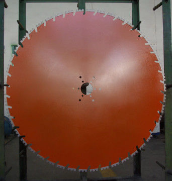 6001600mm Laser Gelaste de Zaagbladen van de Diamantmuur zonder Vloed - Gesneden Boutgaten