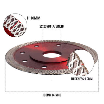 115mm Diamond Sintered Tile Saw Blade voor Ceramisch Snijden