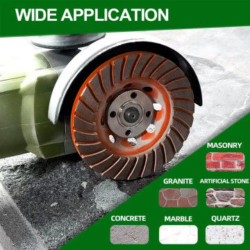 Turbo Concrete van de van het Malend Wielsteen/hard Graniet/hard Baksteen Diamant Malende Hulpmiddelen