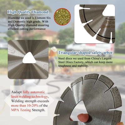 14“ Soff-Concrete de Zaagbladen van de Besnoeiingsdiamant voor Gesneden Knipsel Groen Beton