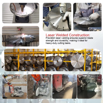 900mm Nat Scherp Diamond Concrete Cutting Disc 60mm Gat