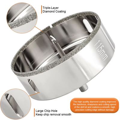 Tegel Holle Snijders 80mm Diamond Core Drill Bits For-Glas