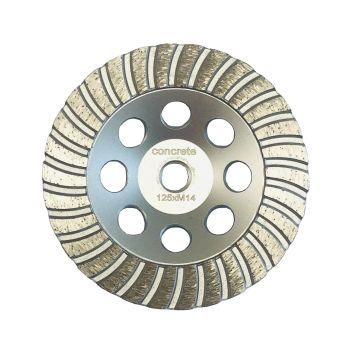 4“ 22.23mm Innner Gaten Turbo Concreet Malend Wiel voor Granietmarmer