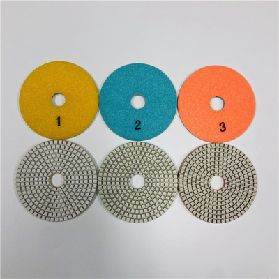 3 Kalksteen van stap het Natte Marmeren Diamond Polishing Pad For Granite