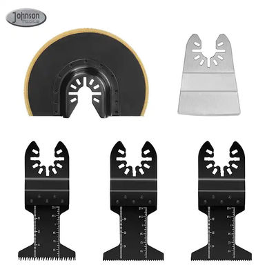 5 stukken oscillerende gereedschapslemmen Kit voor hout met nagels Fast Cut Hout Flush Cut en stijve schraper