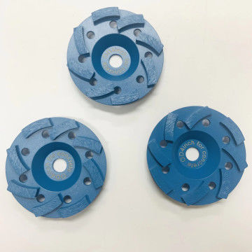 Het professionele Wiel van de de Diamantkop van Diamant Malende Hulpmiddelen voor het Malen van Beton 100mm