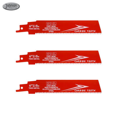 6 inch Bi-Metal OEM Reciprocating Saw Blade Industrial voor Metal Cast Iron Alloy Steel Sawzall Blade Carbide