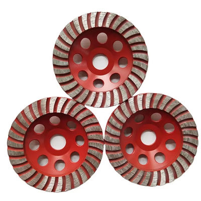 Uit Diameter 125mm Turbo de Malende Wielengruis van de Kopdiamant # 60/80 voor Steen of Beton