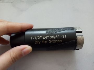 SGS OD 35mm Droge de Boorbeetjes van de Diamantkern met het Solderen van Staven voor Graniet