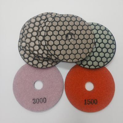 Goede Flexibiliteit 4 Duim Diamond Stone Polishing Pads