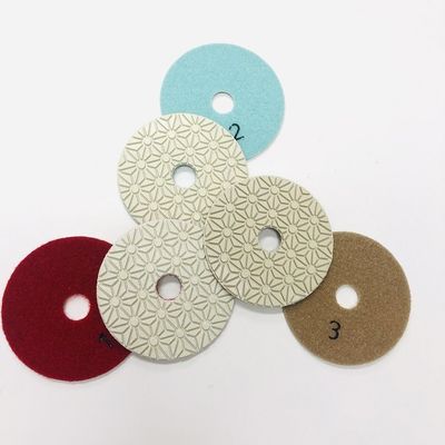 3 stap 105mm Nat Diamond Polishing Pads For Marble