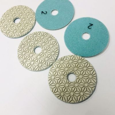 100mm 3 Stap Diamond Polishing Pads For Granite