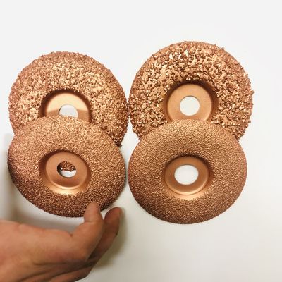 4 het Carbide Malende Schijf van het duimvacuüm Gesoldeerde Wolfram
