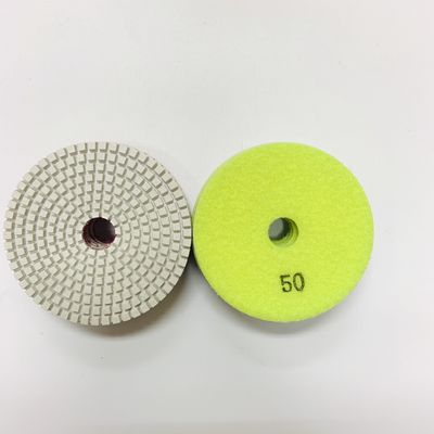 Wit 3 Stap 100mm Hars Nat Diamond Polishing Pads
