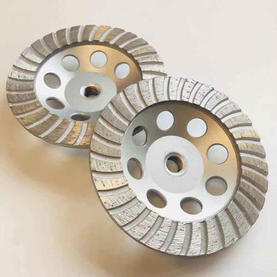 125mm M14 Ridgid SinteredConcrete Malend Wiel voor Ruwe Oppervlakten