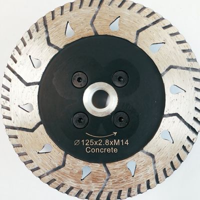5inch hete Pers Gesinterde Ridgid Turbodiamond blade for concrete grinding