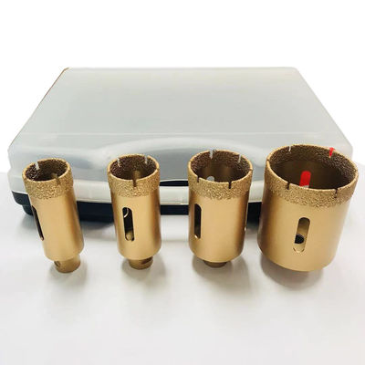 de Gesoldeerde Diamond Tools Drill Bit Minimal Scherf van 4pcs M14 50mm Vacuüm