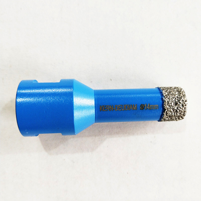 14mm M14 Vacuüm Gesoldeerd Diamond Core Bits For Tile met Plastic Koker
